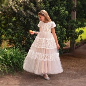 Trish Scully CATERINA Dress Butterscotch size 12 NWOT